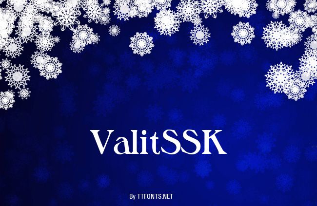 ValitSSK example